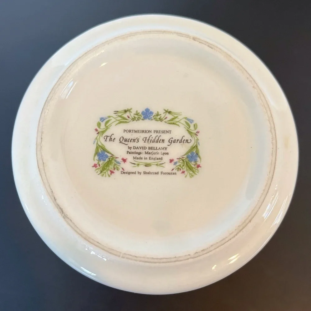 Portmeirion Médium Storage Container. The Queen’s Hidden Garden
